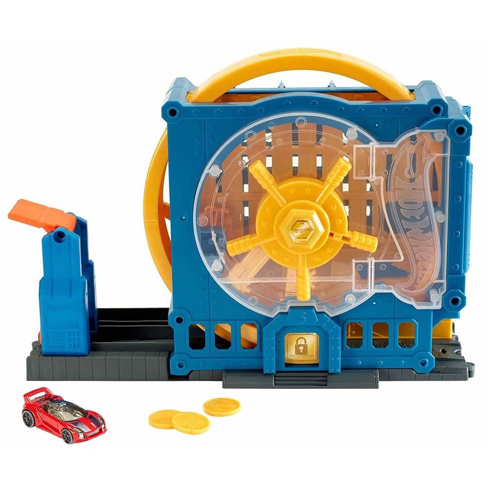 Pista de masini Hot Wheels by Mattel City Super Bank Blast-Out 2 Pista de masini Hot Wheels by Mattel City Super Bank Blast-Out