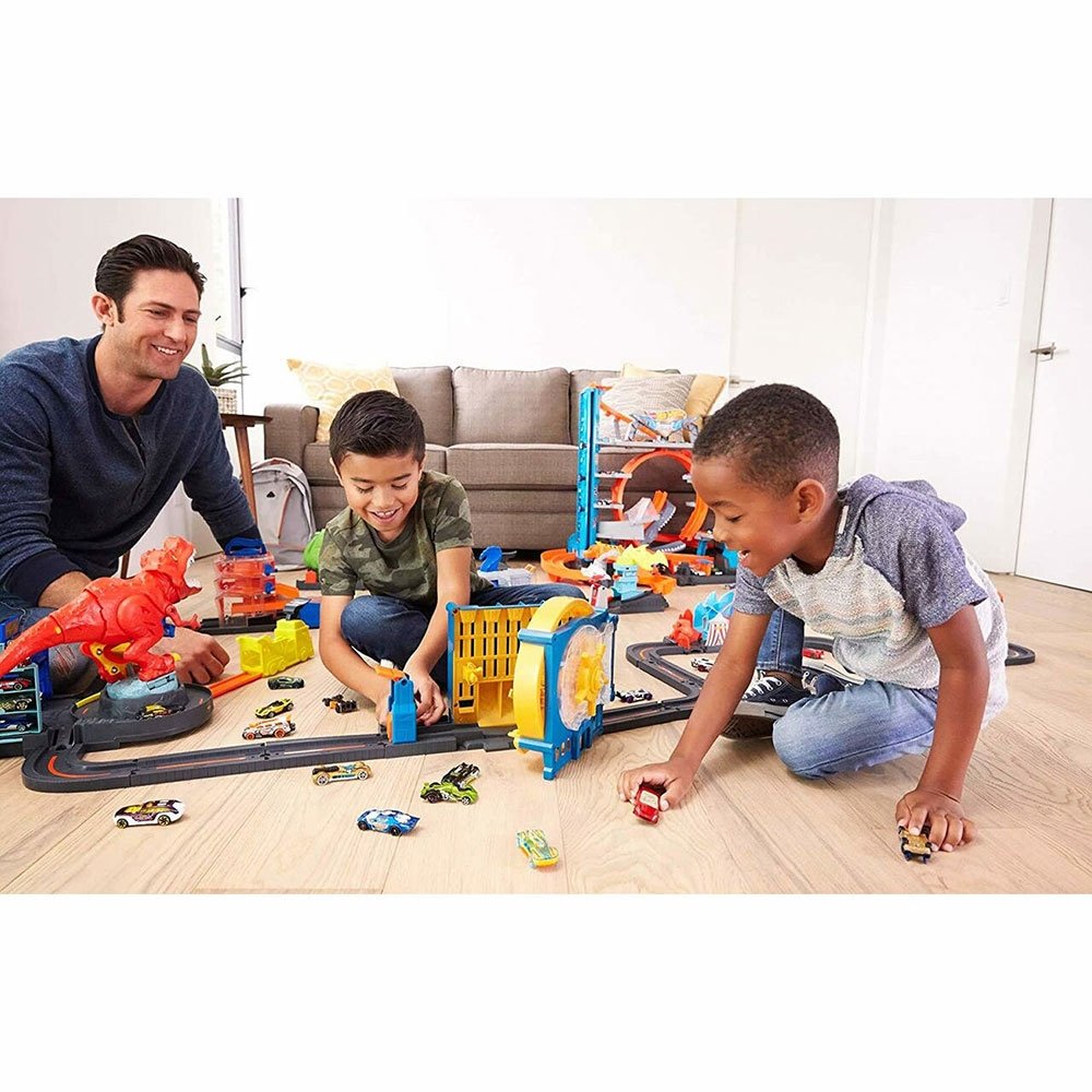 Pista de masini Hot Wheels by Mattel City Super Bank Blast-Out 5 Pista de masini Hot Wheels by Mattel City Super Bank Blast-Out - Image 4