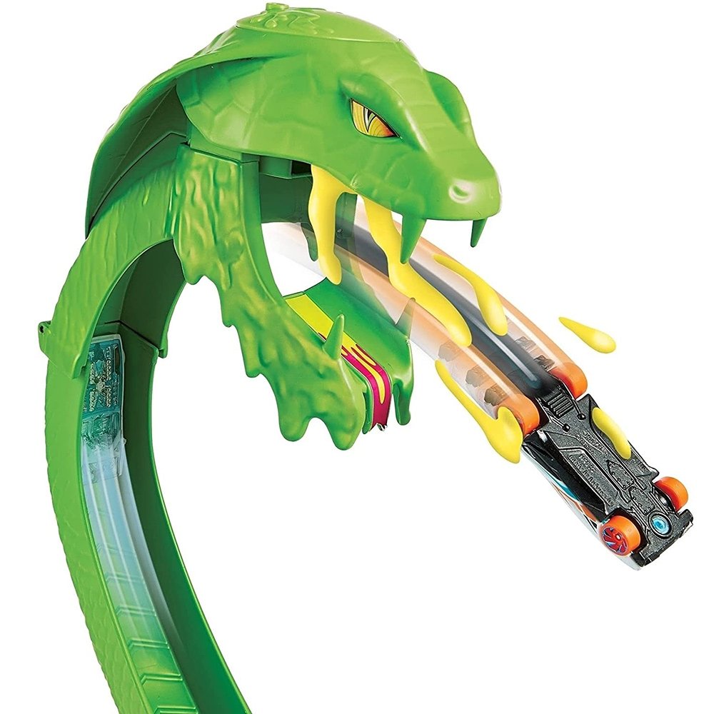 Pista De Masini Hot Wheels By Mattel City Toxic Snake Strike Cu Masinuta Si Slime 5 Pista De Masini Hot Wheels By Mattel City Toxic Snake Strike Cu Masinuta Si Slime - Imagine 4