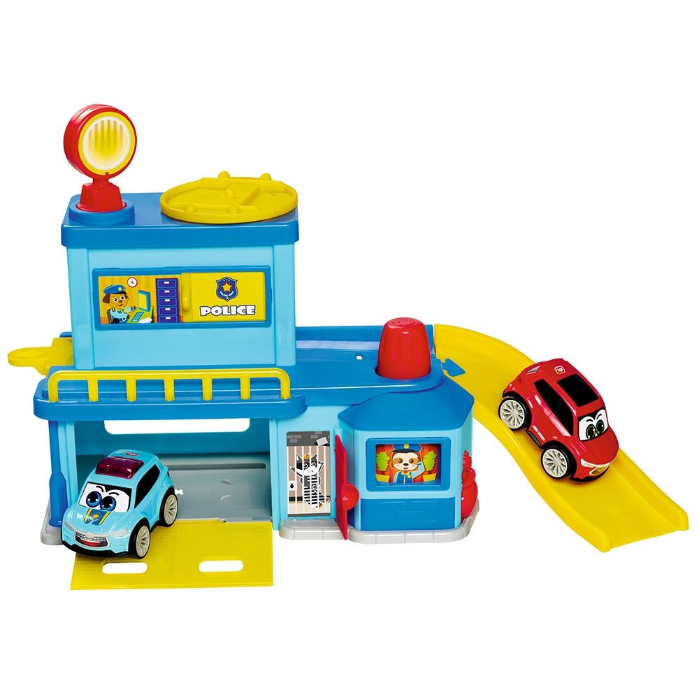 Pista de masini Simba ABC Happy Police Station cu 2 masinute 2 Pista de masini Simba ABC Happy Police Station cu 2 masinute