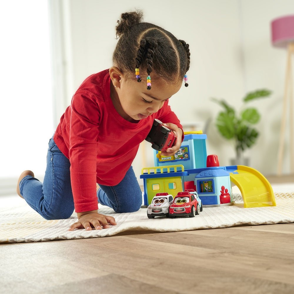 Pista de masini Simba ABC Happy Police Station cu 2 masinute 12 Pista de masini Simba ABC Happy Police Station cu 2 masinute - Image 11