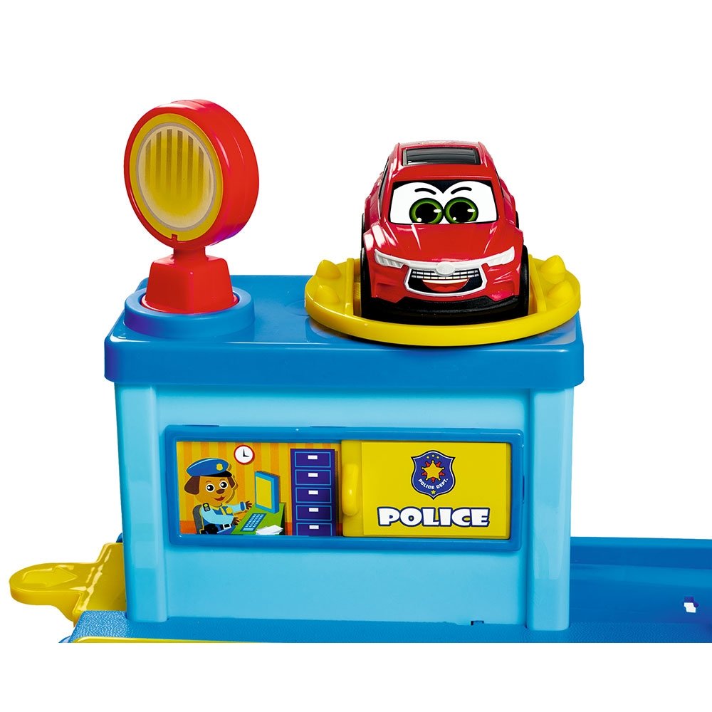 Pista de masini Simba ABC Happy Police Station cu 2 masinute 5 Pista de masini Simba ABC Happy Police Station cu 2 masinute - Image 4