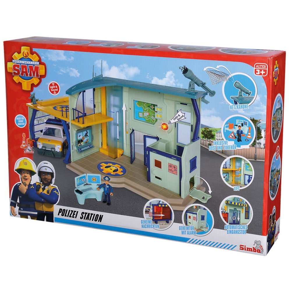 Pista de masini Simba Fireman Sam Police Station cu figurina 9 Pista de masini Simba Fireman Sam Police Station cu figurina - Image 8