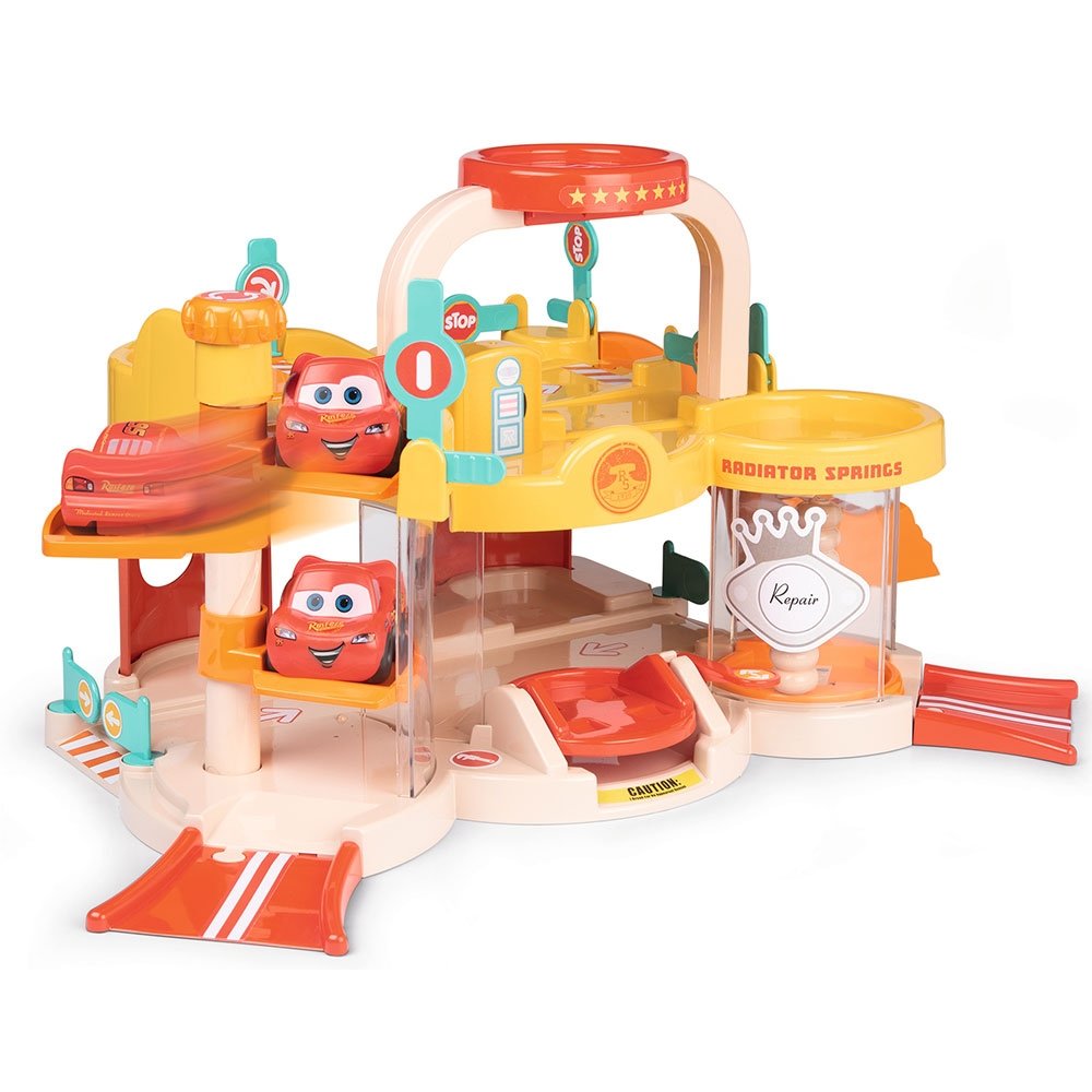 Pista De Masini Smoby Vroom Planet Garage Cu Masinuta Cars 4 Pista De Masini Smoby Vroom Planet Garage Cu Masinuta Cars - Imagine 3