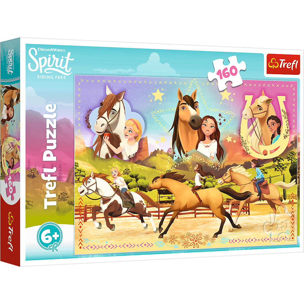 Puzzle Trefl DreamWorks Spirit, Cele trei prietene 160 piese 2 Puzzle Trefl DreamWorks Spirit, Cele trei prietene 160 piese