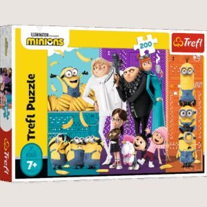 Puzzle Trefl Illumination Minions, Minionii in actiune 200 piese