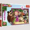 Puzzle Trefl Maxi Masha and the Bear Masha si Ursul 24 piese I Best Buy Babys