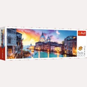 Puzzle Trefl Panorama, Canal Grande Venetia 1000 piese