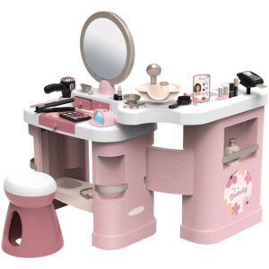 Salon de infrumusetare Smoby My Beauty Center roz cu 26 accesorii