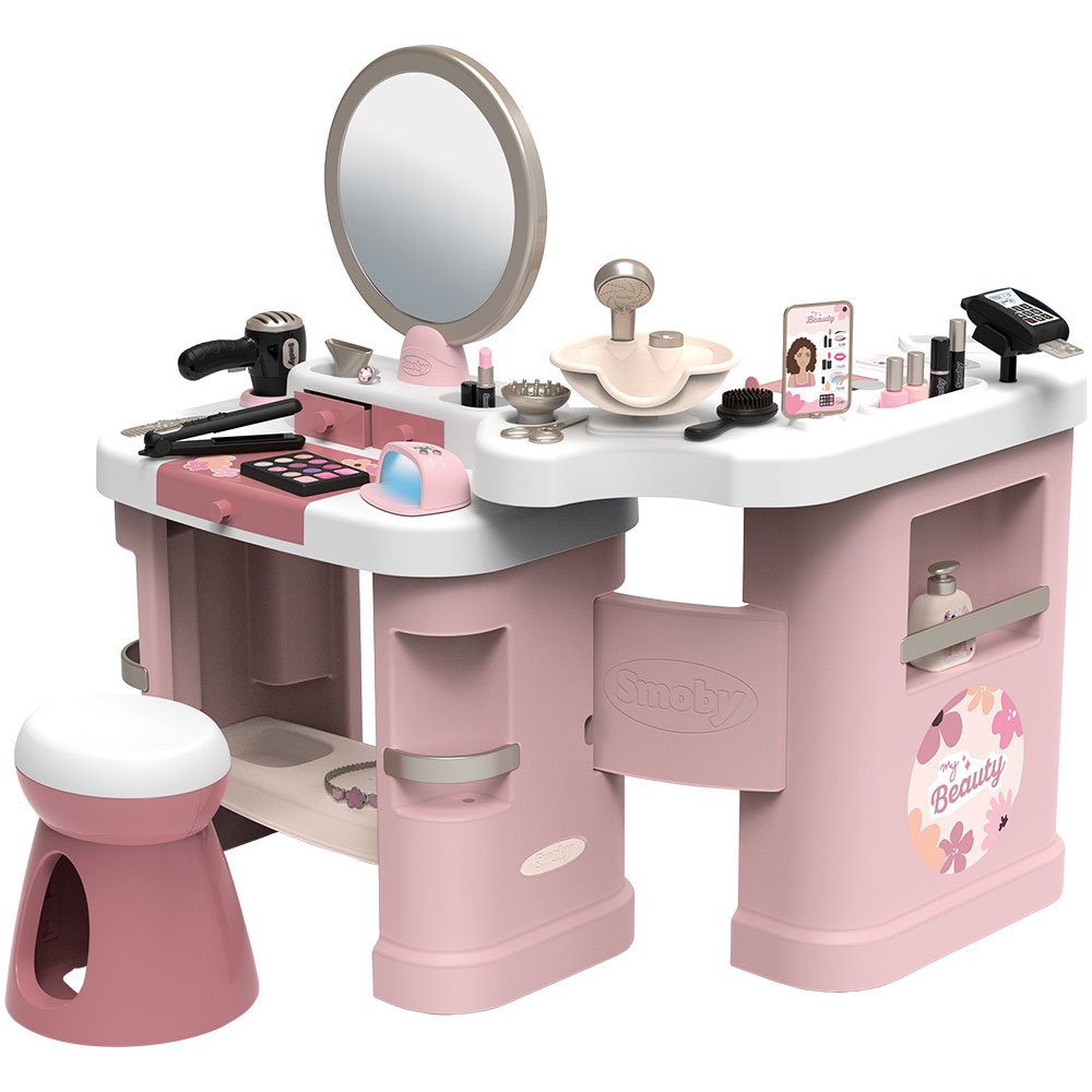Salon de infrumusetare Smoby My Beauty Center roz cu 26 accesorii 2 Salon de infrumusetare Smoby My Beauty Center roz cu 26 accesorii