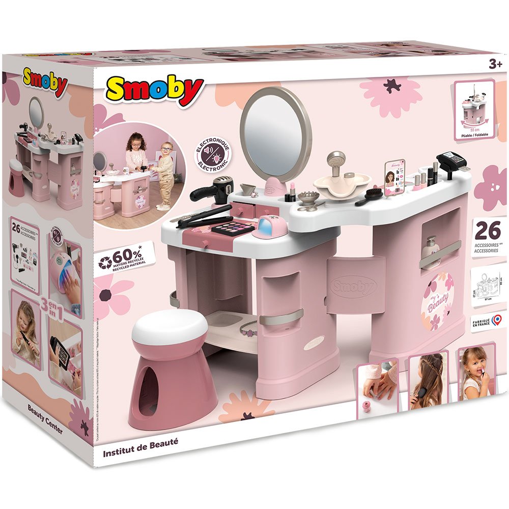 Salon de infrumusetare Smoby My Beauty Center roz cu 26 accesorii 7 Salon de infrumusetare Smoby My Beauty Center roz cu 26 accesorii - Image 6