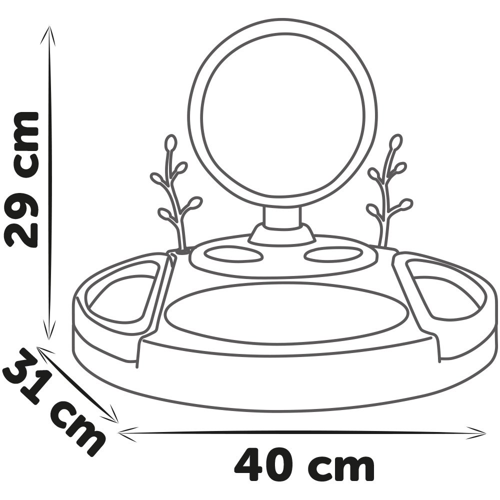 Salon de infrumusetare Smoby My Beauty Studio cu 15 accesorii 3 Salon de infrumusetare Smoby My Beauty Studio cu 15 accesorii - Image 2