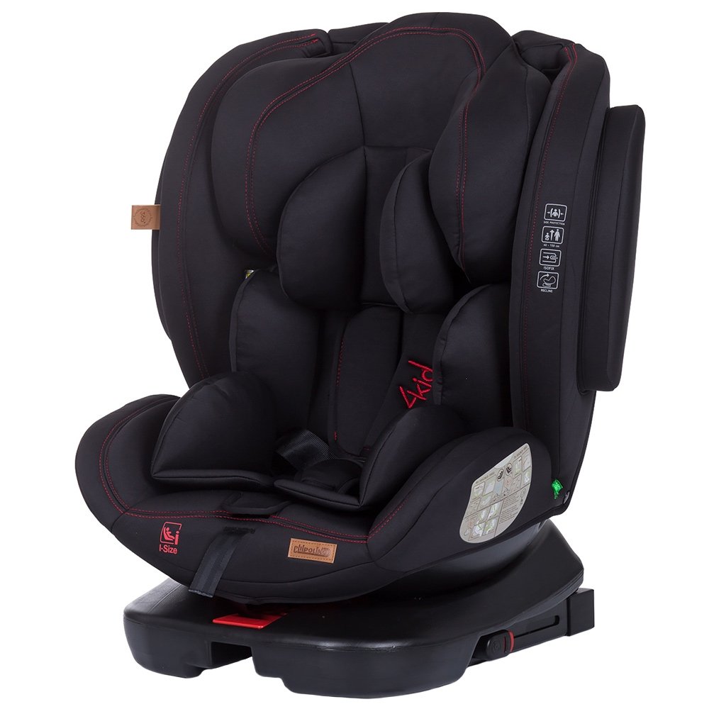 Scaun auto Chipolino 4Kid 0-36 kg raven I-Size 40-150 cm cu sistem Isofix 2 Scaun auto Chipolino 4Kid 0-36 kg raven I-Size 40-150 cm cu sistem Isofix