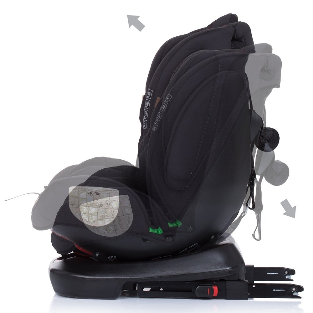 Scaun auto Chipolino 4Kid 0-36 kg raven I-Size 40-150 cm cu sistem Isofix 6 Scaun auto Chipolino 4Kid 0-36 kg raven I-Size 40-150 cm cu sistem Isofix - Image 5
