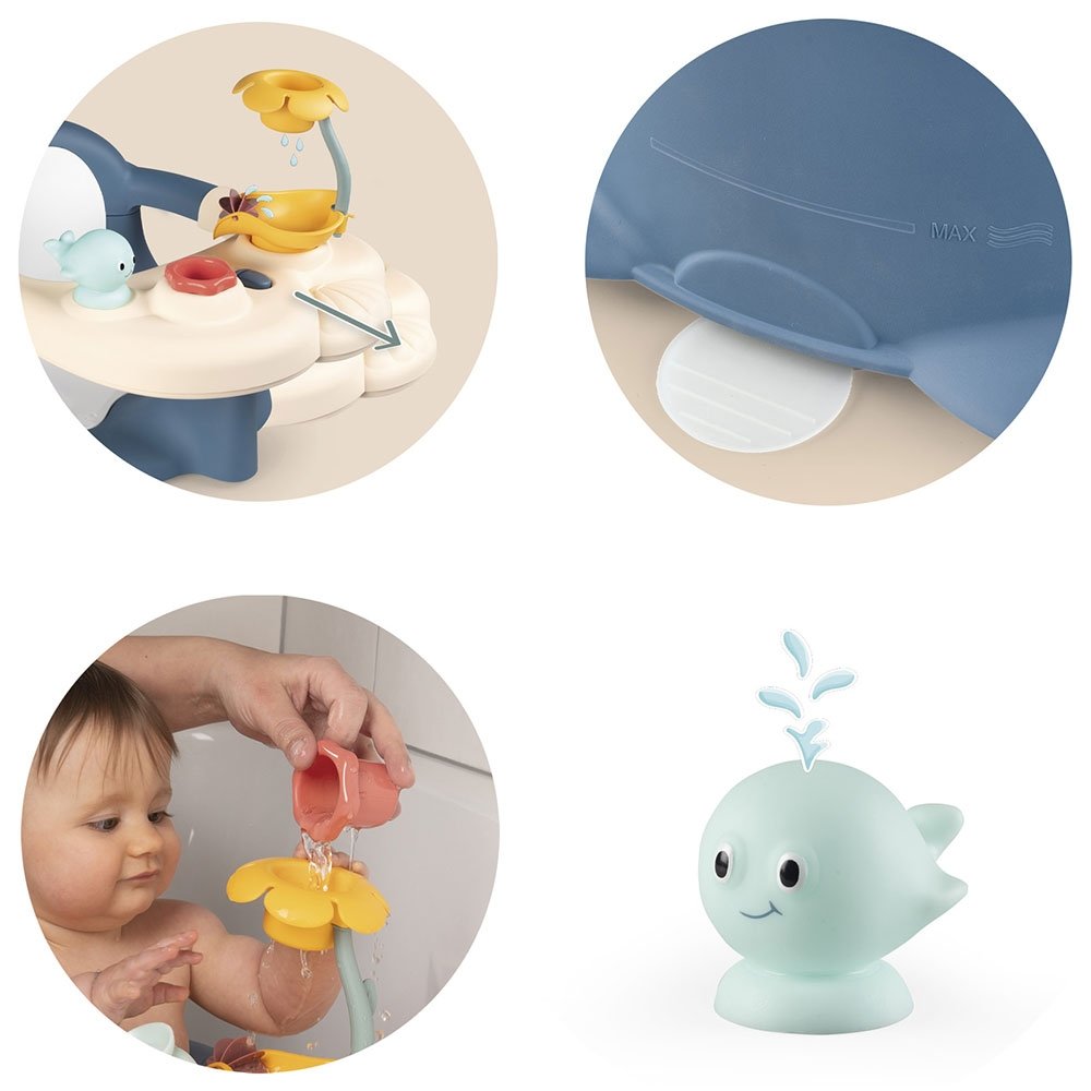 Scaun de baie Smoby Baby Bath Time albastru 4 Scaun de baie Smoby Baby Bath Time albastru - Image 3