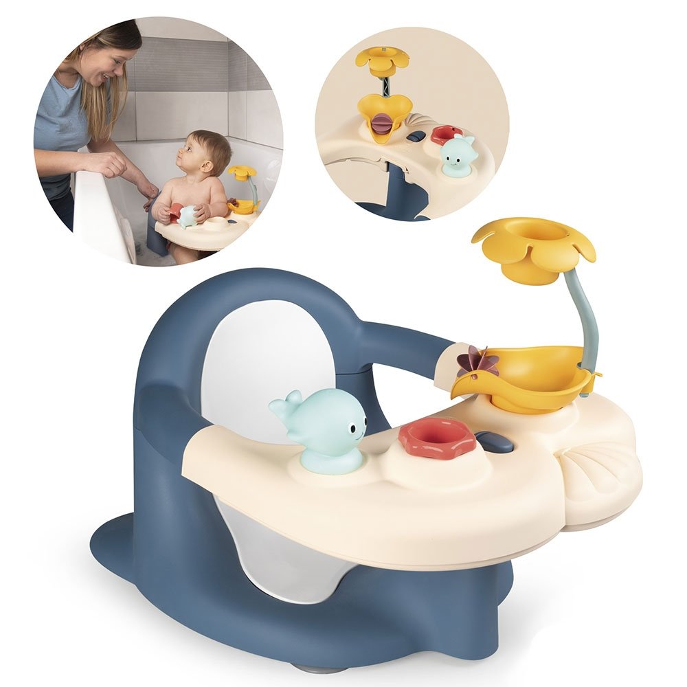 Scaun de baie Smoby Baby Bath Time albastru 3 Scaun de baie Smoby Baby Bath Time albastru - Image 2