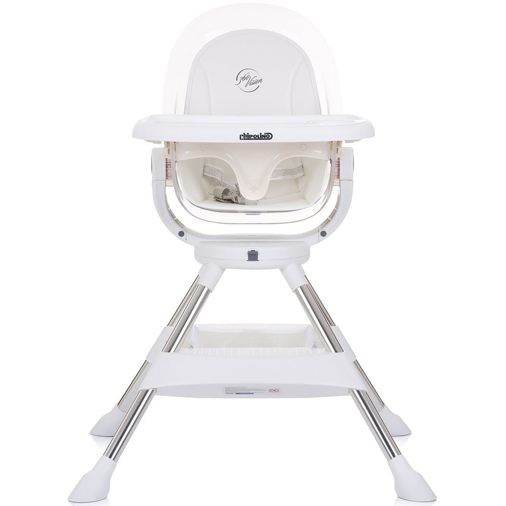 Scaun de masa cu sezut rotativ Chipolino Vision ivory 3 Scaun de masa cu sezut rotativ Chipolino Vision ivory - imagine 2