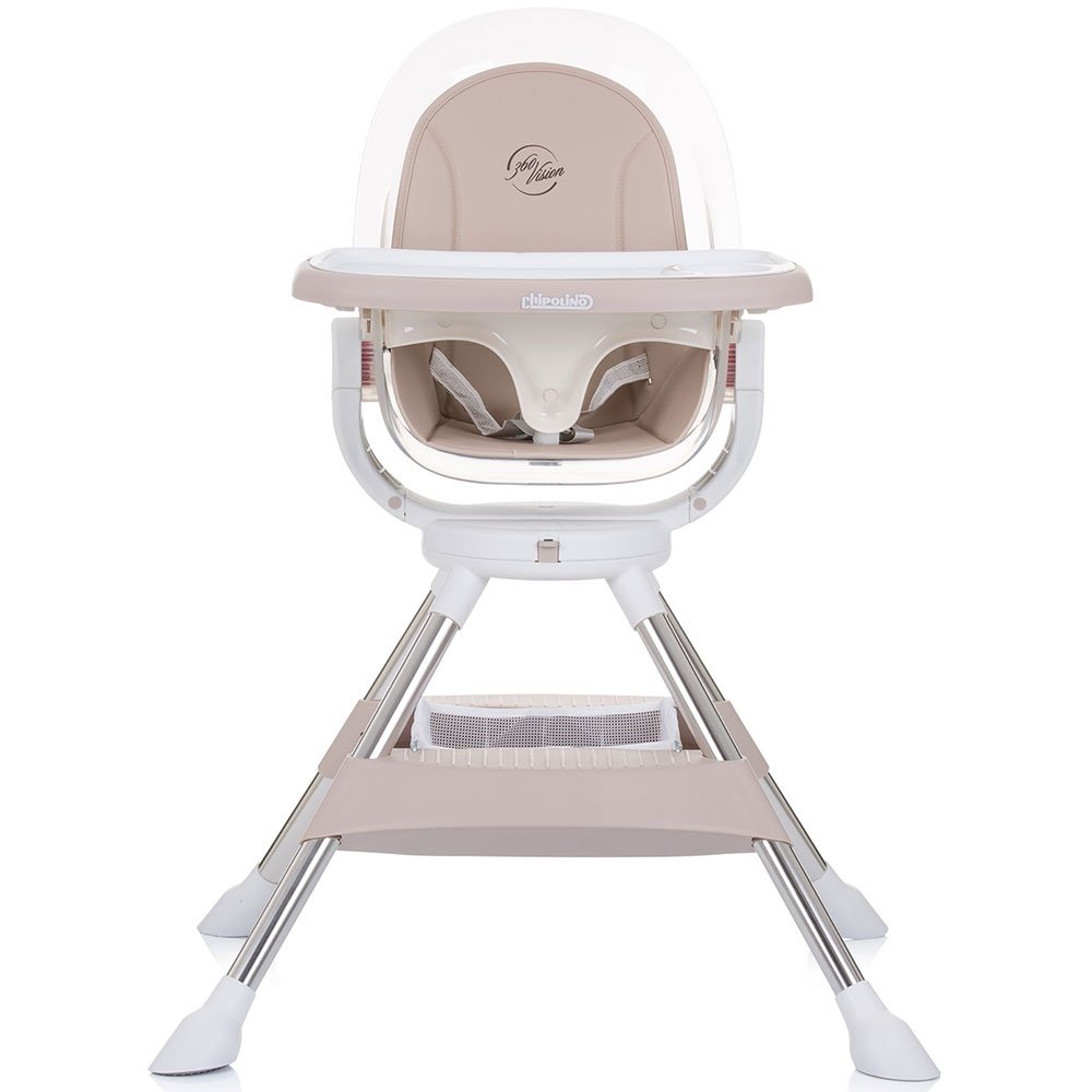 Scaun de masa cu sezut rotativ Chipolino Vision sand 3 Scaun de masa cu sezut rotativ Chipolino Vision sand - Image 2