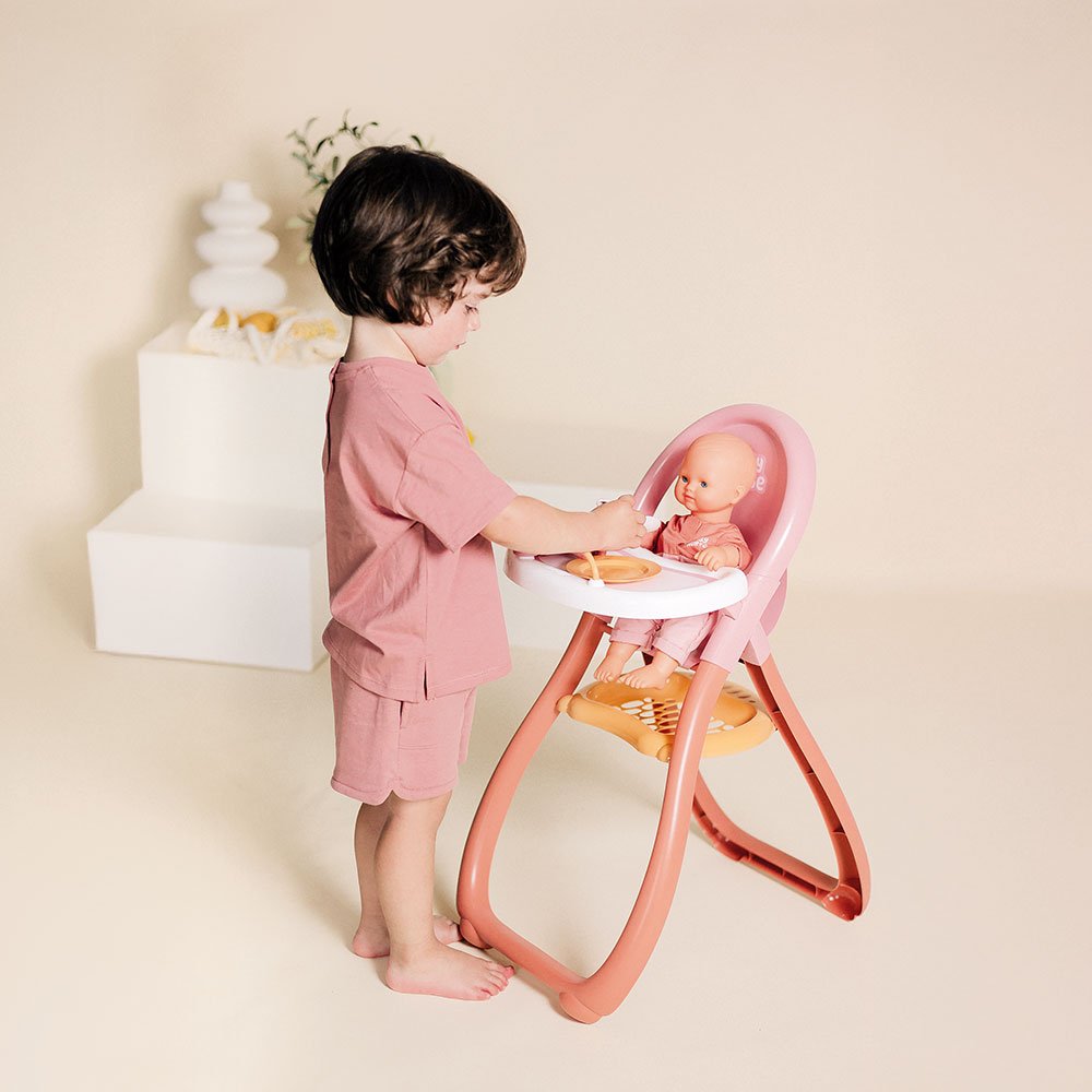 Scaun de masa pentru papusa Smoby Baby Nurse Highchair 5 Scaun de masa pentru papusa Smoby Baby Nurse Highchair - Image 4