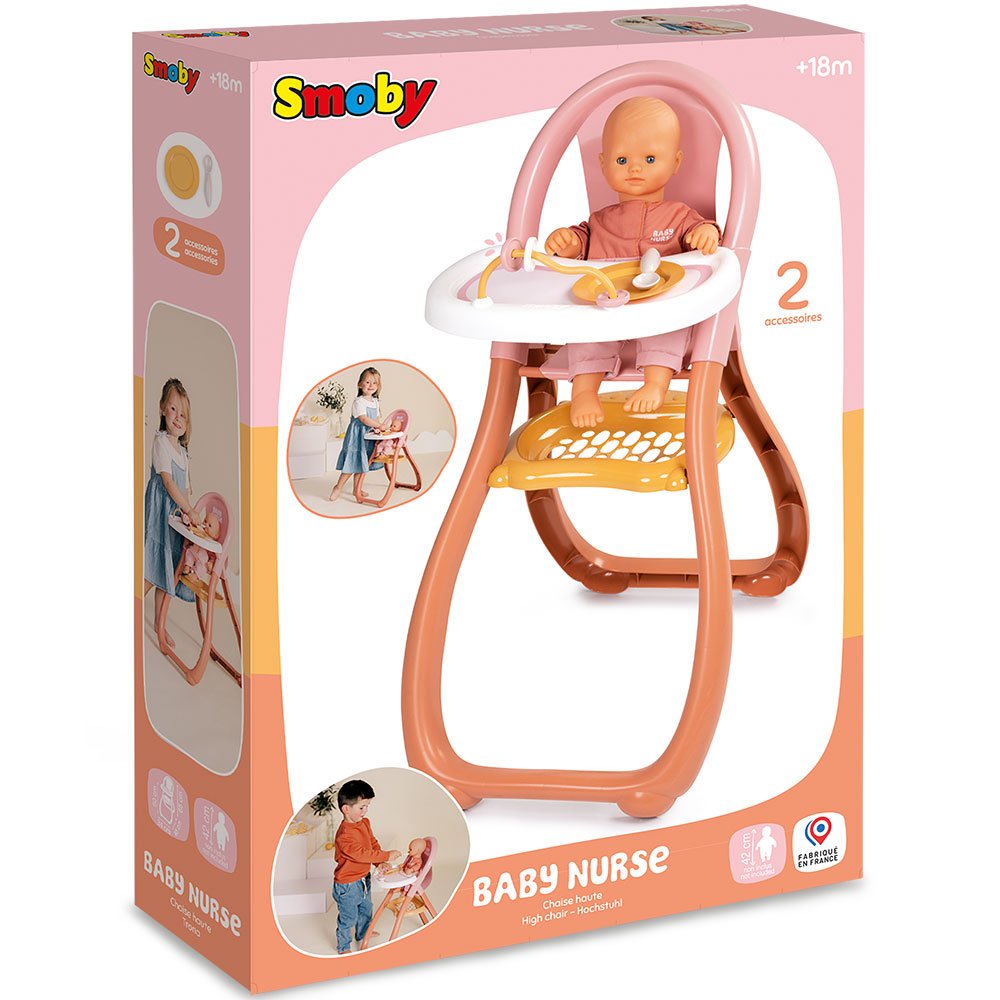Scaun de masa pentru papusa Smoby Baby Nurse Highchair 7 Scaun de masa pentru papusa Smoby Baby Nurse Highchair - Image 6