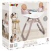Scaun de masa pentru papusi Smoby Baby Nurse Twin 2 in 1 maro I Best Buy Babys