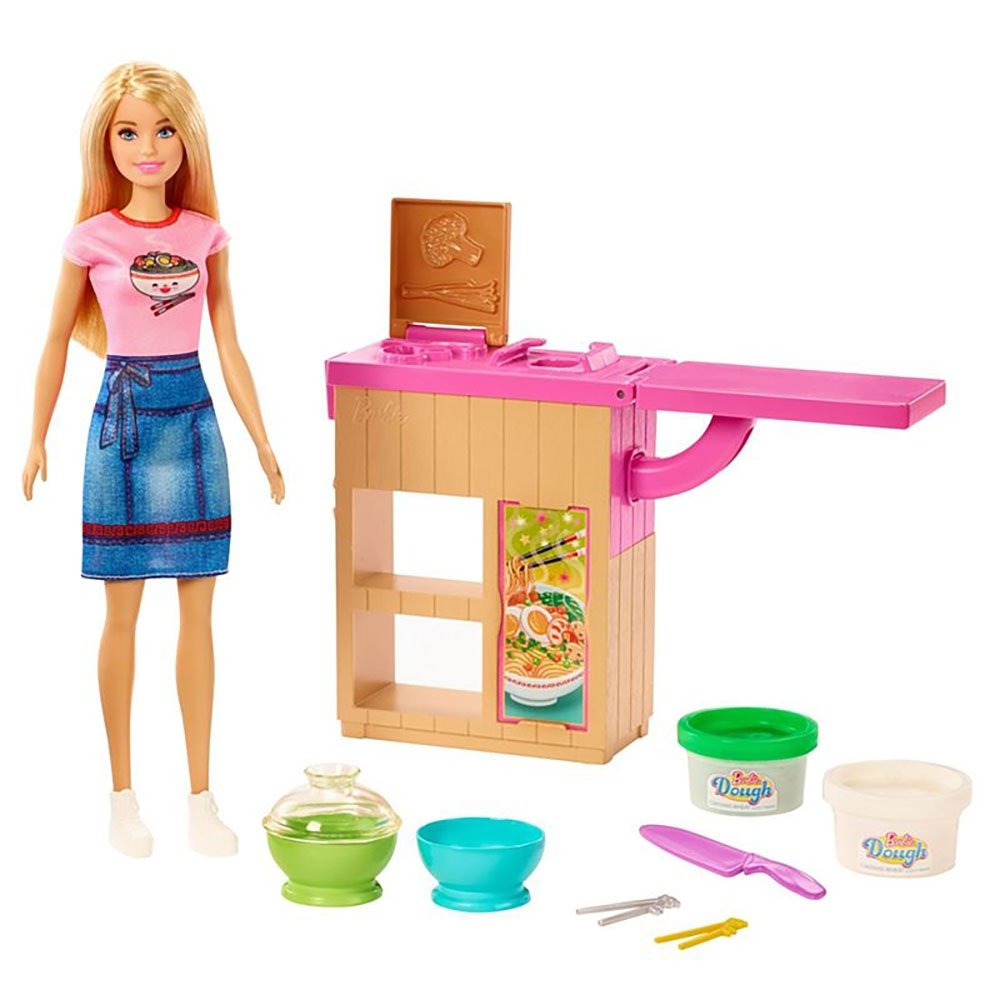 Set Barbie by Mattel Cooking and Baking Pregateste noodles cu papusa si accesorii 2 Set Barbie by Mattel Cooking and Baking Pregateste noodles cu papusa si accesorii