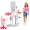 Set Barbie by Mattel Estate Salon de infrumusetare cu papusa si accesorii I Best Buy Babys