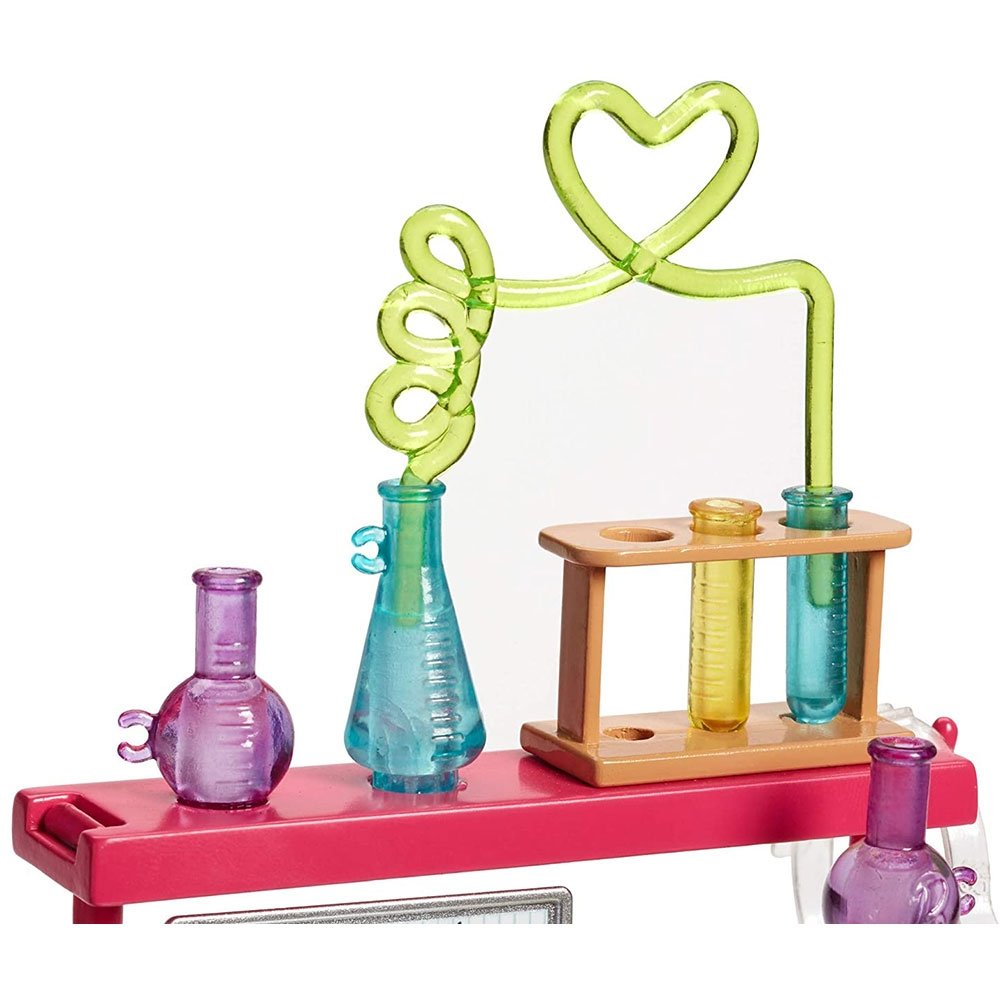 Set Barbie by Mattel I can be Laborator FJB28 cu accesorii 4 Set Barbie by Mattel I can be Laborator FJB28 cu accesorii - Image 3