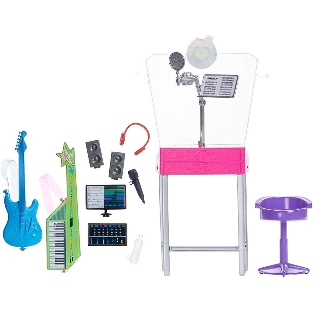 Set Barbie by Mattel I can be Studio muzical GJL67 cu accesorii 2 Set Barbie by Mattel I can be Studio muzical GJL67 cu accesorii
