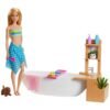 Set Barbie by Mattel Wellness and Fitness Papusa cu cada I Best Buy Babys