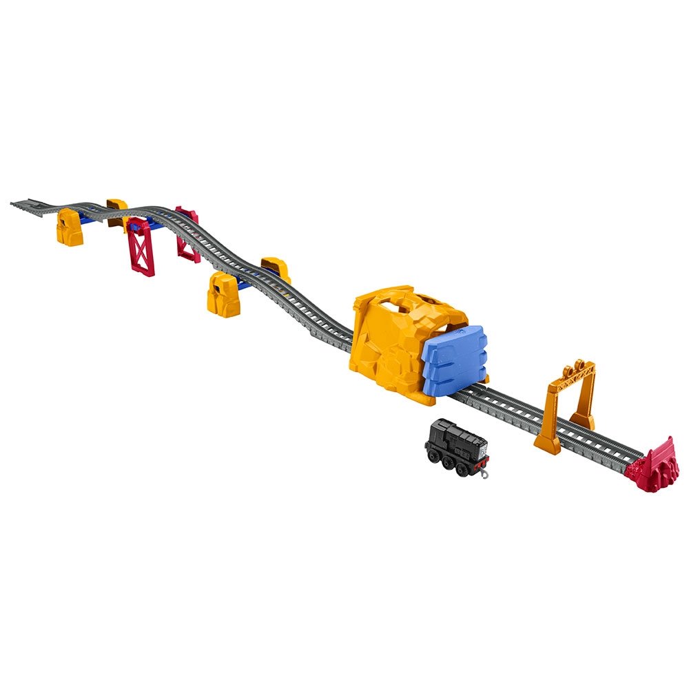 Set Fisher Price by Mattel Thomas and Friends Diesel Tunel Blast sina cu locomotiva 2 Set Fisher Price by Mattel Thomas and Friends Diesel Tunel Blast sina cu locomotiva