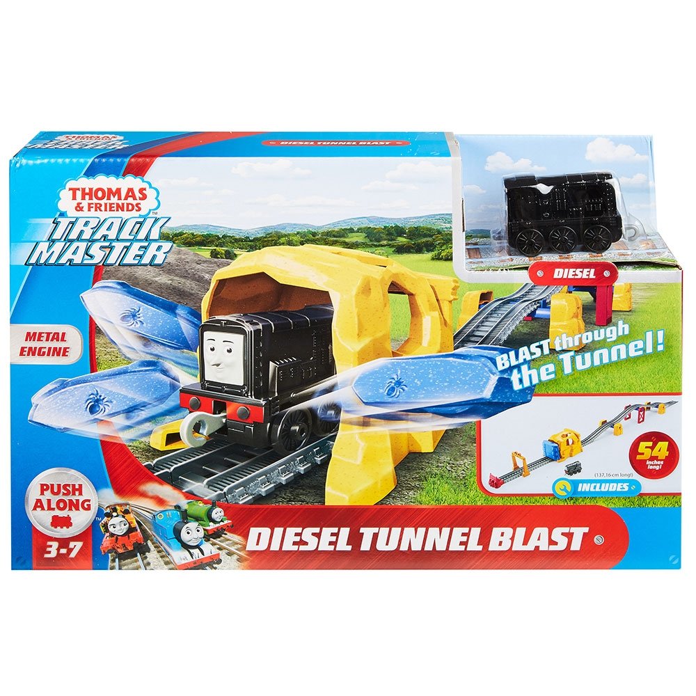 Set Fisher Price by Mattel Thomas and Friends Diesel Tunel Blast sina cu locomotiva 4 Set Fisher Price by Mattel Thomas and Friends Diesel Tunel Blast sina cu locomotiva - imagine 3