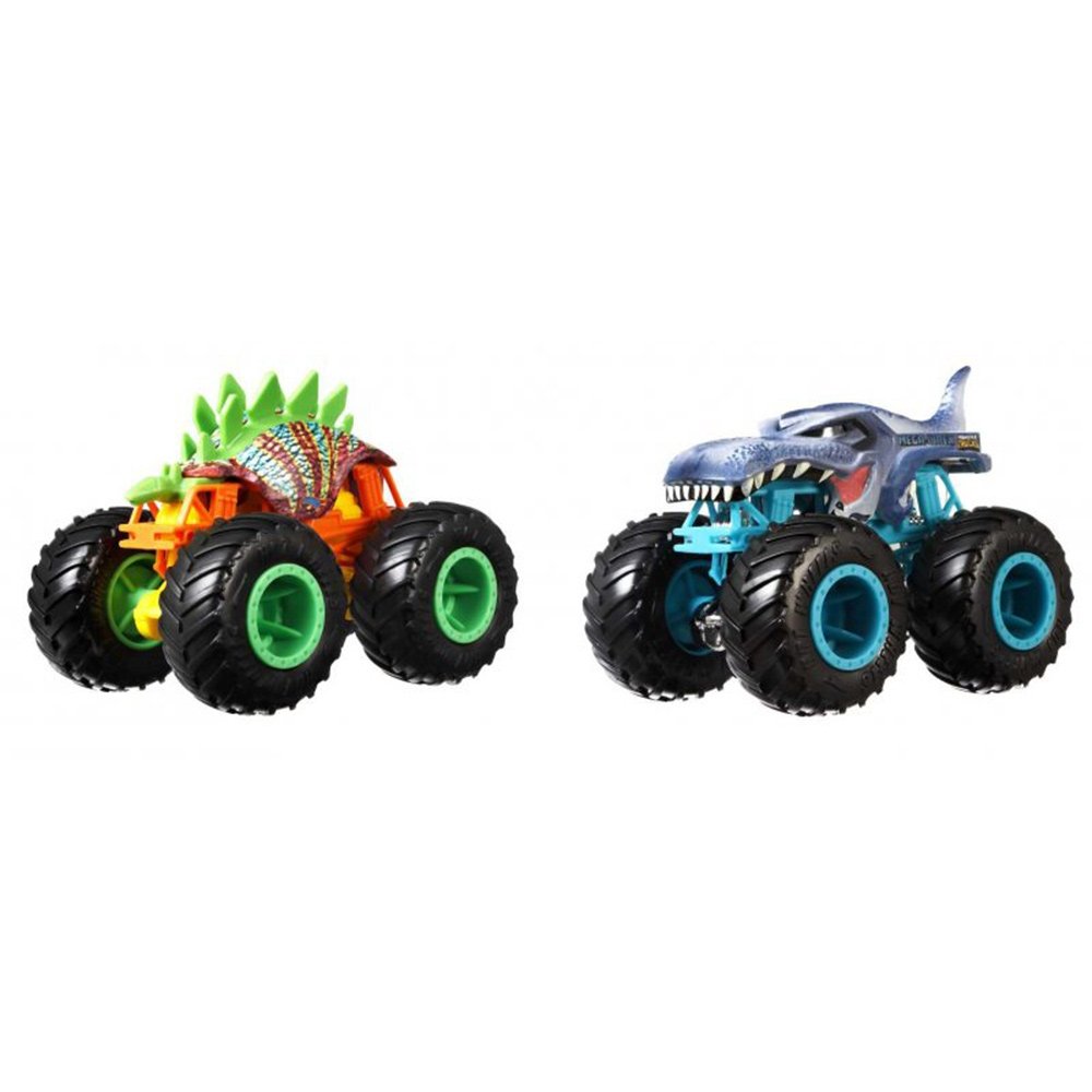 Set Hot Wheels by Mattel Monster Trucks Motosaurus vs Mega Wrex 2 Set Hot Wheels by Mattel Monster Trucks Motosaurus vs Mega Wrex