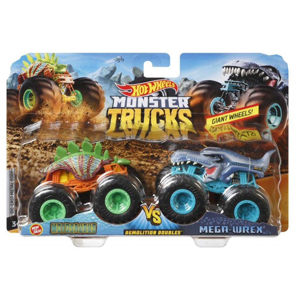Set Hot Wheels by Mattel Monster Trucks Motosaurus vs Mega Wrex 9 Set Hot Wheels by Mattel Monster Trucks Motosaurus vs Mega Wrex - Image 8