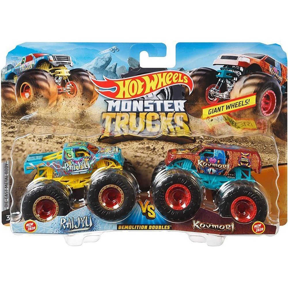 Set Hot Wheels by Mattel Monster Trucks Raijyu vs Kovmorj 6 Set Hot Wheels by Mattel Monster Trucks Raijyu vs Kovmorj - Image 5