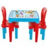 Set Masuta cu 2 scaune pentru copii Pilsan Hobby Study Table blue I Best Buy Babys