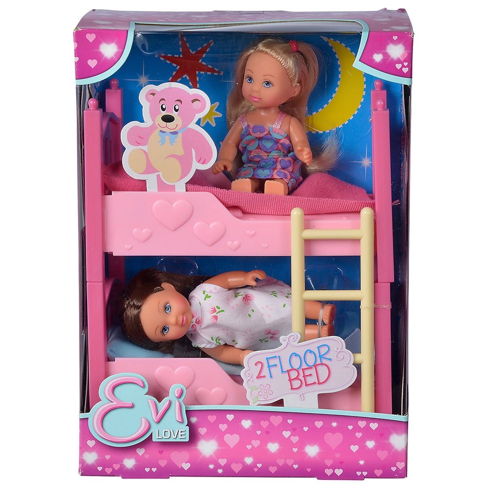 Set Simba Evi Love 2 Floor Bed cu 2 papusi 12 cm si pat supraetajat 7 Set Simba Evi Love 2 Floor Bed cu 2 papusi 12 cm si pat supraetajat - Image 6
