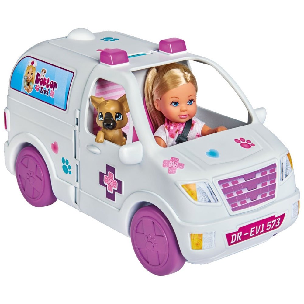 Set Simba Evi Love Doctor Evi 2 in 1 Vet Mobile masina cu papusa 12 cm si accesorii 2 Set Simba Evi Love Doctor Evi 2 in 1 Vet Mobile masina cu papusa 12 cm si accesorii