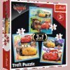 Set puzzle 3 in 1 Trefl Disney Cars Pregatiri pentru cursa 1x20 piese 1x36 piese 1x50 piese I Best Buy Babys
