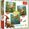 Set puzzle 3 in 1 Trefl Lumea extraordinara a dinozaurilor 1x20 piese 1x36 piese 1x50 piese I Best Buy Babys