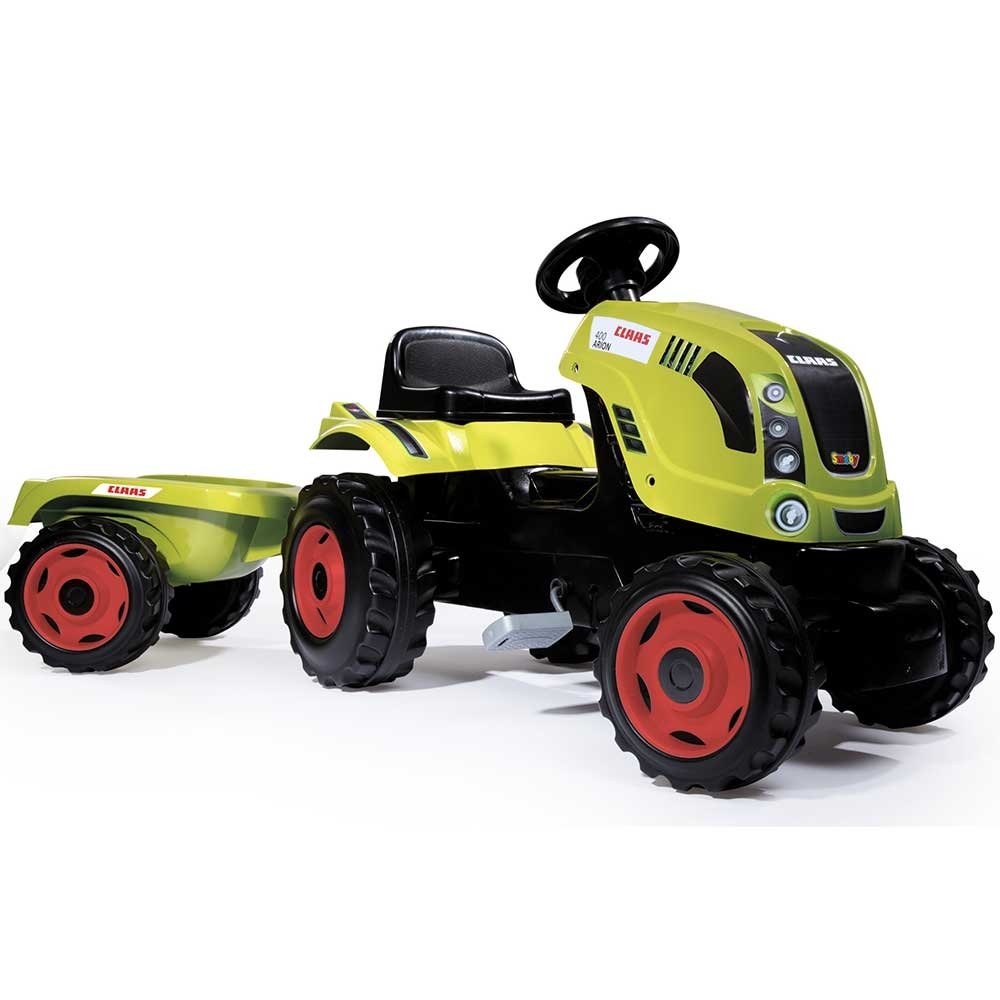 Tractor cu pedale si remorca Smoby Claas Farmer XL 2 Tractor cu pedale si remorca Smoby Claas Farmer XL