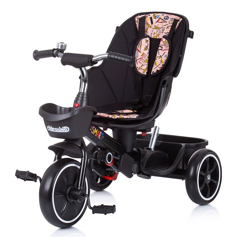 Tricicleta Chipolino Smart cu sezut reversibil pink 5 Tricicleta Chipolino Smart cu sezut reversibil pink - Image 4