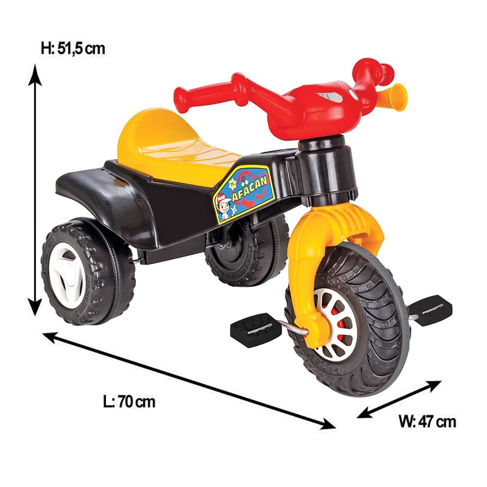 Tricicleta Pilsan Afacan black 3 Tricicleta Pilsan Afacan black - Image 2