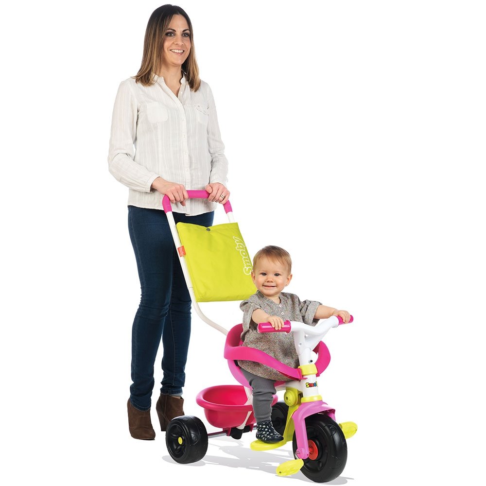 Tricicleta Smoby Be Fun Confort Pink 4 Tricicleta Smoby Be Fun Confort Pink - Imagine 3