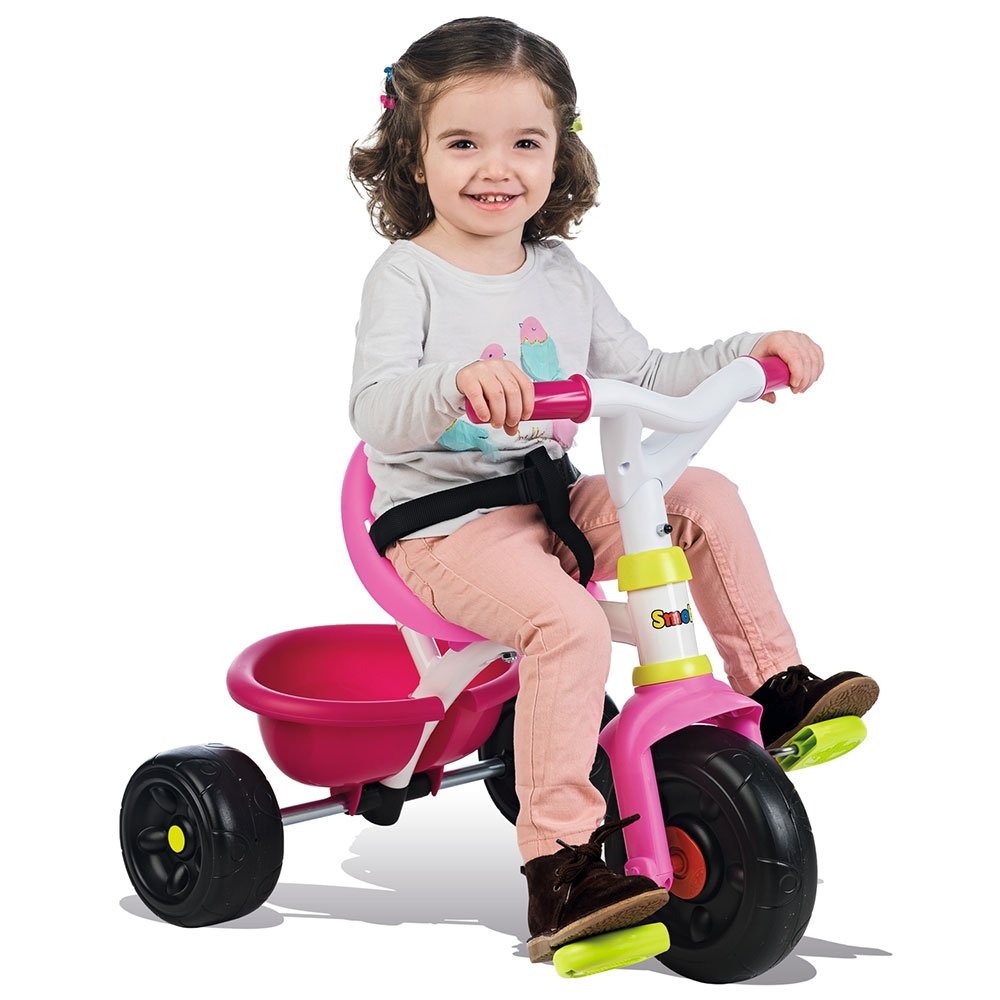 Tricicleta Smoby Be Fun Confort Pink 6 Tricicleta Smoby Be Fun Confort Pink - Imagine 5