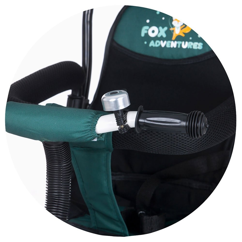 Tricicleta cu copertina si sezut reversibil Chipolino Jetro avocado 8 Tricicleta cu copertina si sezut reversibil Chipolino Jetro avocado - Image 7