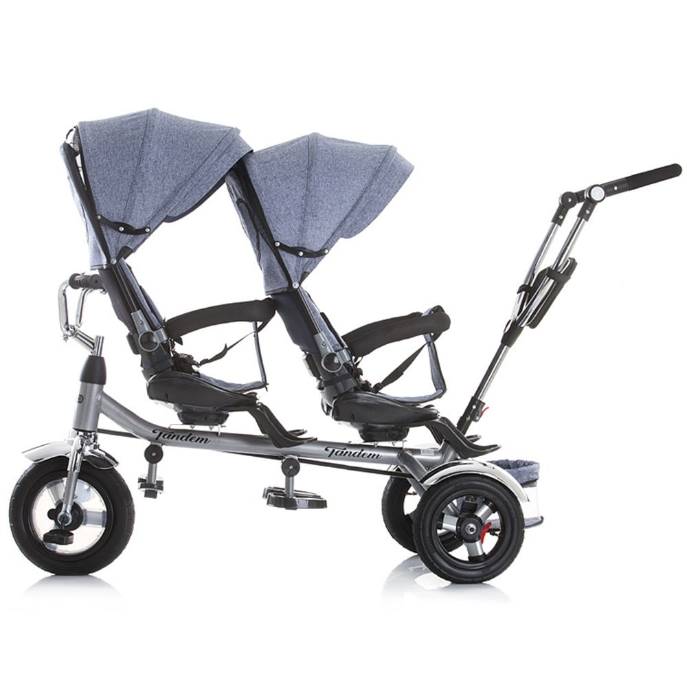 Tricicleta gemeni Chipolino Tandem multicolor 6 Tricicleta gemeni Chipolino Tandem multicolor - Image 5