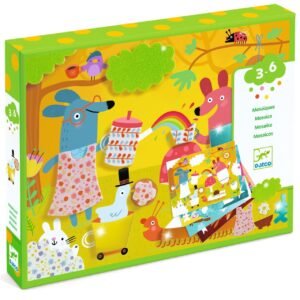 Atelier creativ Colaj cu spumă autoadeziva, Djeco