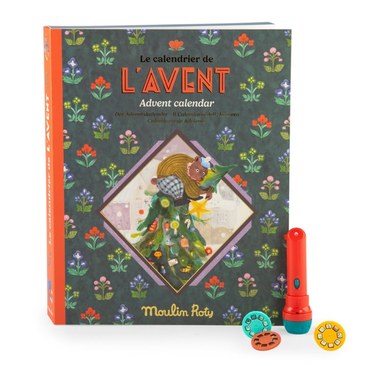 Calendar de Advent Lanterna si 23 de discuri cu povesti Minouchkas Moulin Roty 2 Calendar de Advent Lanterna si 23 de discuri cu povesti Minouchkas Moulin Roty