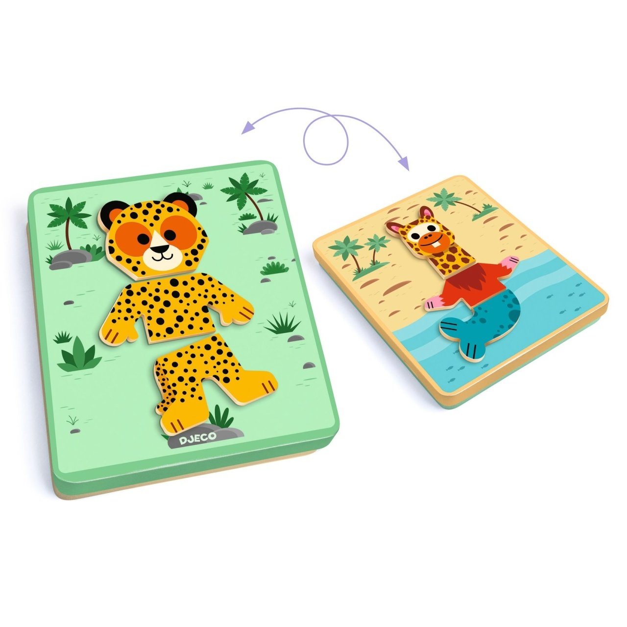 Joc cu magneti Mix'n'match, Djeco 4 Joc cu magneti Mix'n'match, Djeco - Image 3